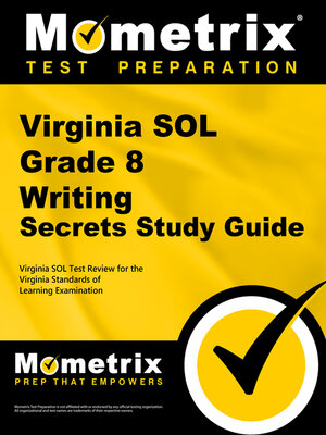 cover image of Virginia SOL Grade 8 Writing Secrets Study Guide